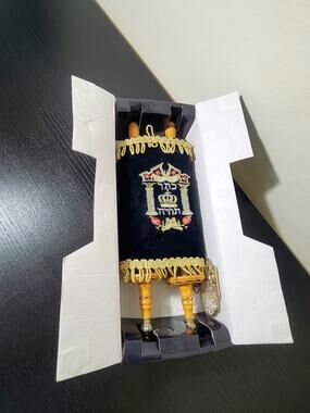 Jewish Torah Scroll Hebrew Israel Judaica Jewish Bible 32 CM